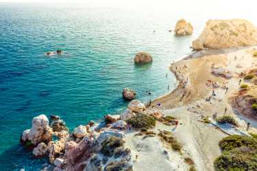 Wycieczka na plażę Skała Afrodyty z karmieniem osiołków z Pafos